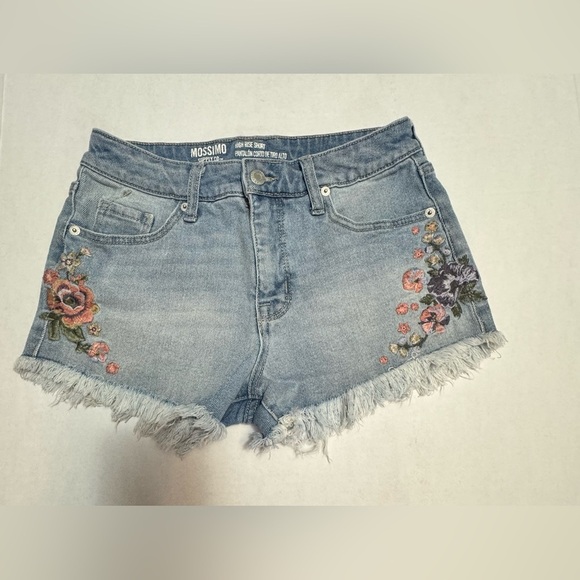 Mossimo Women's High Rise Embroidery Denim
Shorts - Picture 1 of 5